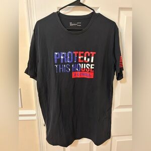 Men’s under Armour size large protect this house, graphic tee